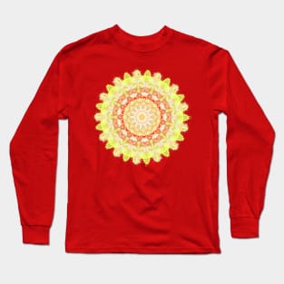 Sun Fire Mandala Long Sleeve T-Shirt